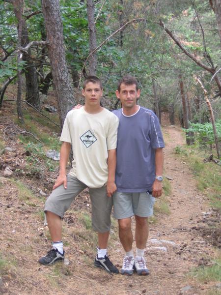Mon p&egrave;re, Claude et mon fr&egrave;re, J&eacute;r&ocirc;me